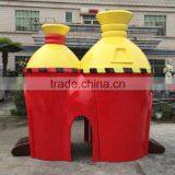 Outdoor Fiberglass Castle Sculpture thumbnail-1