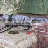 Cast Bronze Outdoor Fox Sculpture thumbnail-1