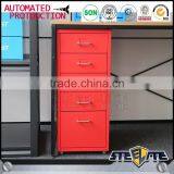 Girls Room Furniture Pink Mobile Drawer Cabinet With Wheels thumbnail-4