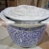 Panda Painting Chinese Style Ceramic Stackable Nested Flower Pots Sets thumbnail-2