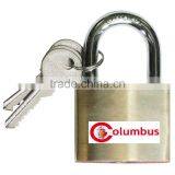 Padlock, Heavy Model, Steel Shackle - Brass Body thumbnail-1
