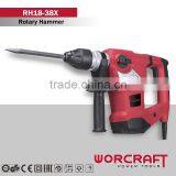 38mm 3 function 1800W SDS-PLUS Electric Rotary hammer drill WORCRAFT RH18-38X