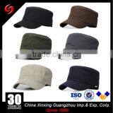 China Factory Custom High Quality Blank Flat Top Military Cap/Military Baseball Hats Caps thumbnail-1