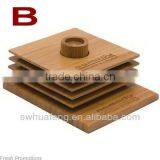 2016 Fashion Bamboo Tea Cup Coaster