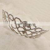 H559-043 Fashion Rhinestone Silver Bridal Tiaras Drop Shipping thumbnail-1