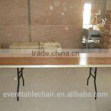 High Quality Hot Sell Hotel Plywood Folding Banquet Table thumbnail-4