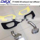 High Quality Car PP B~MW X5 Exhaust Rear Diffuser thumbnail-3