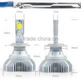 Car Led Headlight Kits H7 Auto Led Headlamps 2800LM 28W Led Fog Light Bulbs thumbnail-3