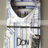 Men's Formal Stripe Shirt,logo ,short Sleeve,new Design---factory