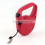 One-handed With Lock Retractable Pet Etendable Leash Lead for Dogs Cats Small Medium Large 3M Red Black Pink High Quality thumbnail-5