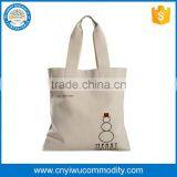 100% Natural Printed Canvas Shopping Tote Cotton Bag With Zipper thumbnail-1