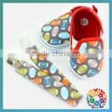 Hot Sale Toddler Baby Boy Girl Soft Sole Shoes Sneaker Alpargatas Size 0-12 With Matched Pacifier Clip Month thumbnail-3