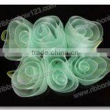 MSD Wholesale Organza Ribbon Flower for Clothing/hat Decoration thumbnail-2