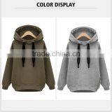 2016 Autumn and Winter Women Sweatshirts Long-sleeved Fleece Women Hooded Sweatshirts thumbnail-3