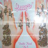 JEWEL HAND Pair Glitter BODY TATTOO BINDI STICKER Instant Henna , PAYPAL thumbnail-1