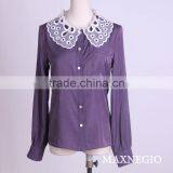 Spring Women's Career Wear Elegant Blouse Design thumbnail-1
