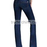 New Arrival Lady's Sexy Washed Boot Cut Jeans thumbnail-2