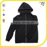 2017 Mens Streetwear Side Double Zipper Hip Hop Black Hoodies thumbnail-1
