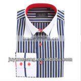 Custom Long Sleeve Stripe Dress Shirt Latest Shirts Pattern for Men thumbnail-4