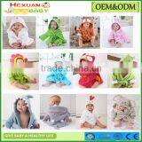 Fashion Designs Hooded Animal Modeling Baby Bathrobe Cartoon Baby Towel Character Kids Bath Robe Infant Beach Towels thumbnail-1