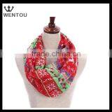 Wholesale Personalized Red Christmas Scarf thumbnail-4