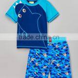 2016 New Boys Sportswear With Blue Sharknato Rashguard Set Boys Clothing B-NP-TR905-393 thumbnail-1