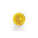 Custom Yellow With Black Decorative Glass Ornaments for Hotel / KTV thumbnail-1