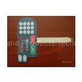 Air Conditioner PC Waterproof Tactile Membrane Switch Embossed , 0.05-1.0mm Thick