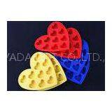 10 Cavity Heart Shape Silicone Ice Cube Colorful Light for Making Jelly