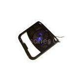 LED Fan Foldable USB Cooling Pad Laptop Cooler for 15.6 Inch Notebooks Black