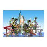 Steel Aquatic Play Structure Fiberglass Slide Water Park for Commercial Park Play Equipment thumbnail-1
