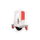 Customized white Self Balancing Electric Unicycle 15 km , 1 wheel scooter