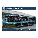 Airbag Suspension 70 Tons 42 Foot Flatbed Semi Trailer Equipment With 4 Axles thumbnail-1