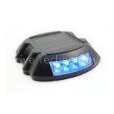 4 Pcs LEDs Reflecting Road Studs Passive With Mono Crystalline Solar Cell