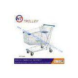 Customizable Convenience 210L Metal Shopping Carts With Four Wheels thumbnail-1