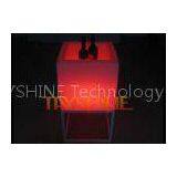 Club Restaurant Hotel LED Beer Ice Bucket Square , Flashing Wedding Ice Bucket thumbnail-1