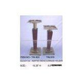 Burted Wood Candleholder thumbnail-1