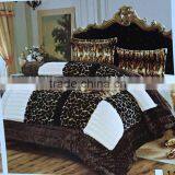 Very Warm and Soft pv Plush Fabric Quilt Cover Patchwork Bedding Set Bedspreads thumbnail-2