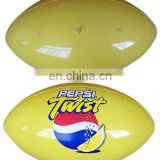 yellow Inflatable rugby ball