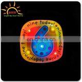 Promotion Gift Fashion LED Flashing Button Badges
