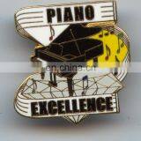 Soft Enamel Piano Brooches & Badge