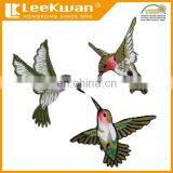 Custom Full Embroidered Patch /Hummingbird Ruby Red Throat Iron On Applique thumbnail-1