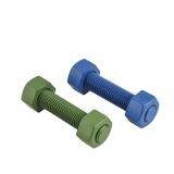 Heat Resistant Xylan Fluorocarbon Coated Bolts Continue Thread Stud Bolts With Nuts thumbnail-3