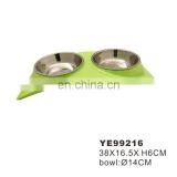 Unique Design Hot Sale Stainless Steel Raised Elevated Pet Dog Cat Food Bowl Feeder thumbnail-3