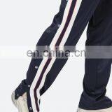 DiZNEW Navy Blue Black Orange Tearaway Track Pants For Men thumbnail-3