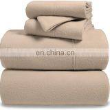 OLIVEHOME Super Soft Fleece Sheet Set Extra Plush Polar Fleece Bed Sheets Teddy Fleece Fitted Sheet thumbnail-3