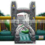 Dinosaur Jurassic Themed Adventure World Bouncer Jumping Castle Inflatable Park Playground thumbnail-3