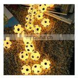 Solar Decorative Led Waterproof String Soccer Ball Lights Garden Home Indoor Outdoor Hanging Fairy Light World Cup Lighting