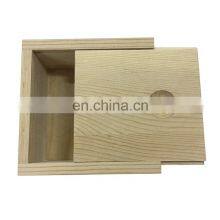 Vitalucks Hot Sale Pine Wood Color Customized Unfinished Small Plain Wooden Box With Slid Lid for Sale thumbnail-5
