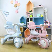 Children Tricycle With Light Music Bike 1-3-6 - Year - Old Baby Cart Pedaling Children Bicycle thumbnail-2